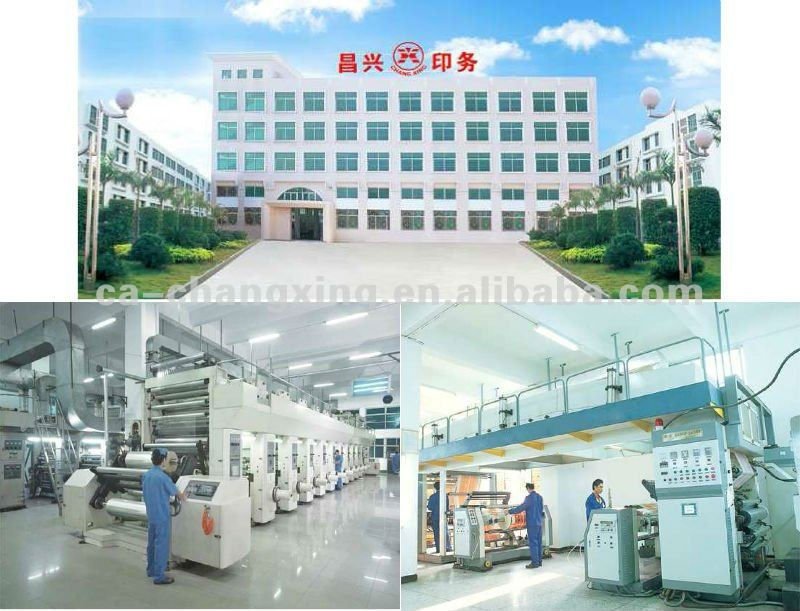plastic customized printed laminated snack food packaging film