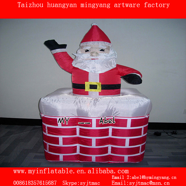 MY Inflatable christmas decoration pop up santa