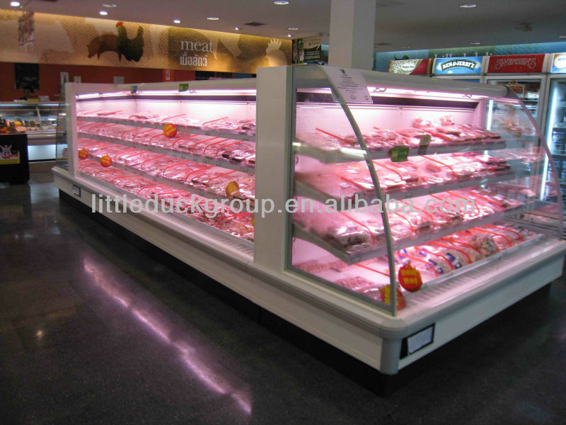 Ladder Shelf Upright refrigeration showcase for Supermarket-ORLANDO
