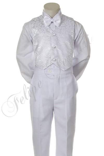 Christening Wear  Baby Boys on Bt225 White Baby Boy Infant Formal Wear Christening Baptism Polyester