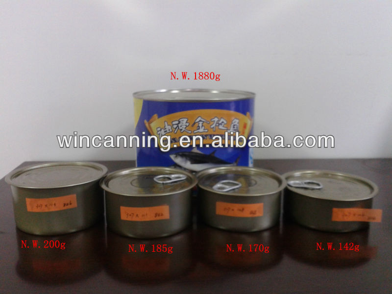 Canned Tuna in brine ( in salt water)