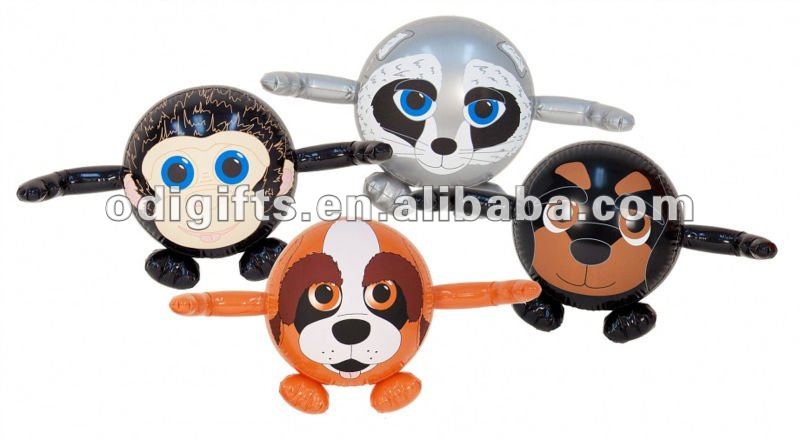 24インチインフレータブル子供のおもちゃの空気の仲間の動物のおもちゃを爆破問屋・仕入れ・卸・卸売り