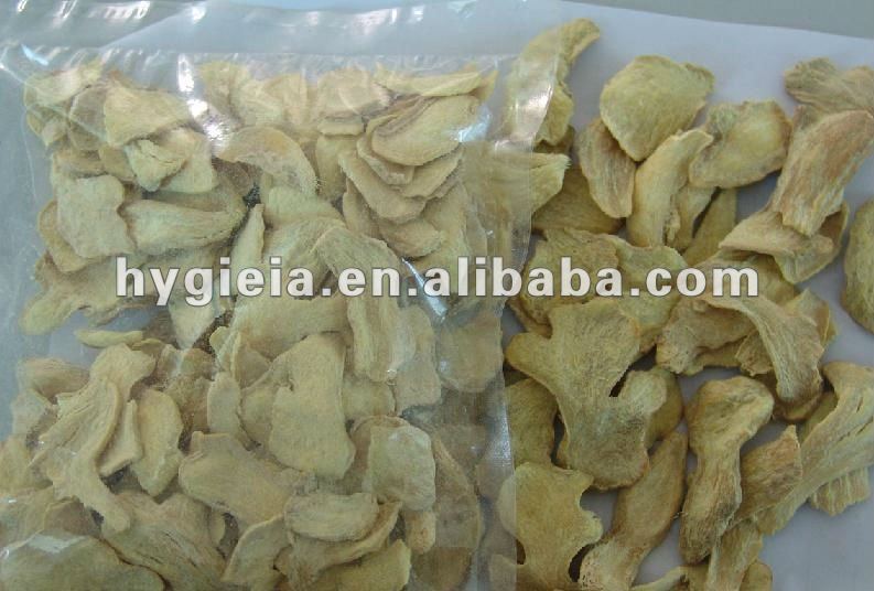 ginger slices infuse with milk