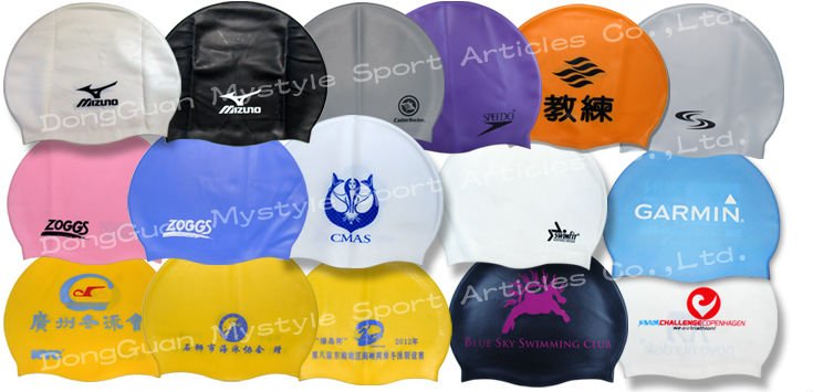 新しいファッション2015シリコーン水泳帽oem、 専門の工場問屋・仕入れ・卸・卸売り