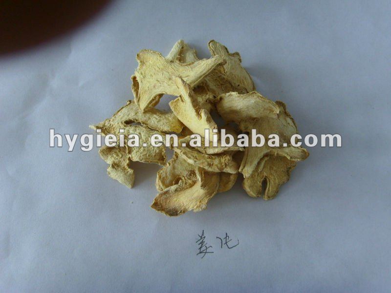 ginger slices infuse with milk