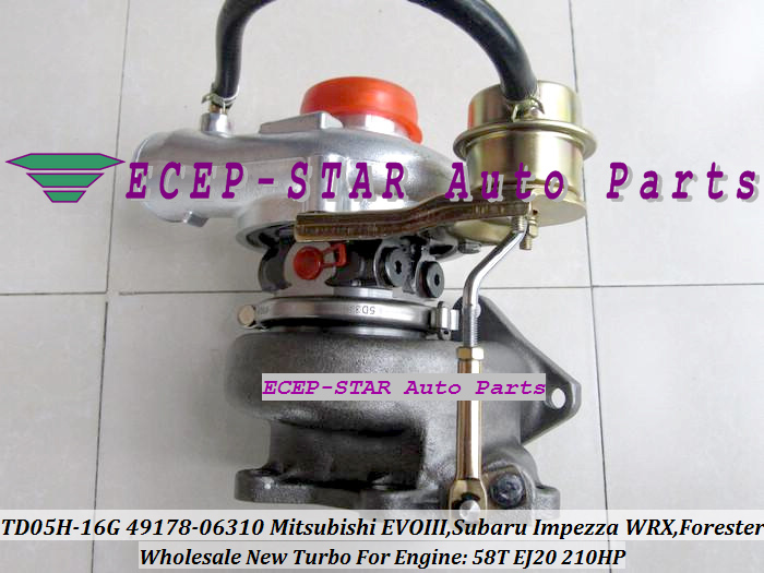 TD05H-16G 49178-06310 Turbo Turbocharger Mitsubishi EVO III Subaru Impezza WRX Forester Engine 58T EJ20 210HP (4)