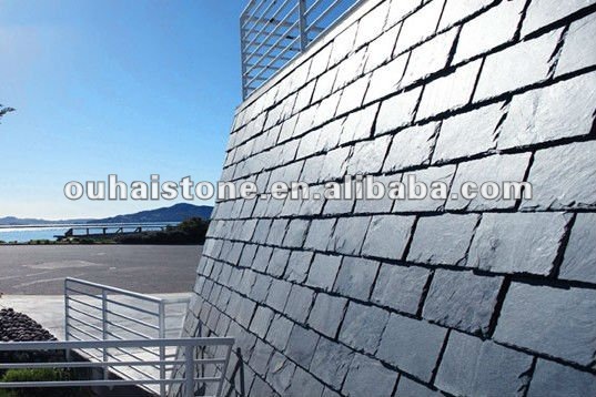 黒の長方形の自身の石の採石場のスレート屋根用スレート( 300200mm) 問屋・仕入れ・卸・卸売り