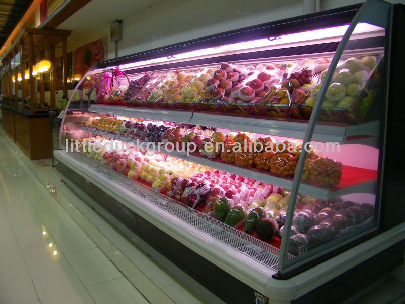 Ladder Shelf Upright refrigeration showcase for Supermarket-ORLANDO