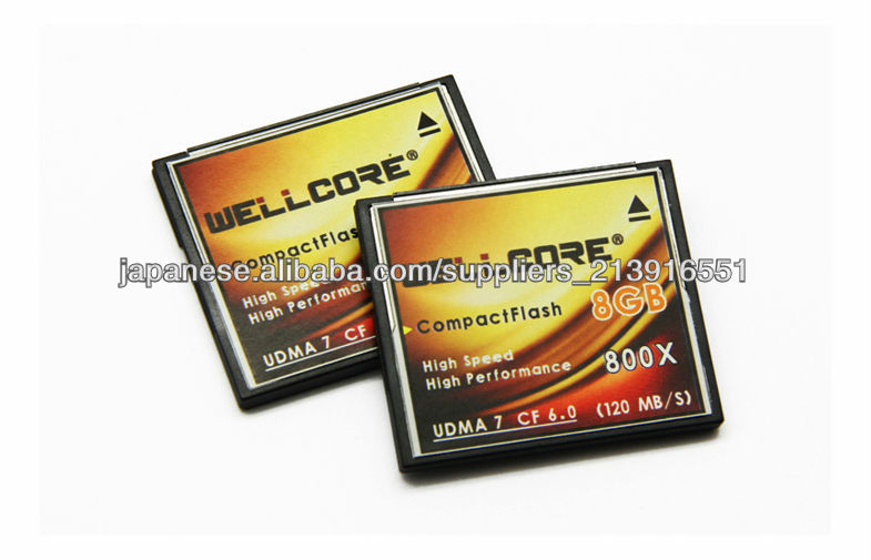 1100XとWellcore 8ギガバイトCFカードコンパクトフラッシュカード問屋・仕入れ・卸・卸売り