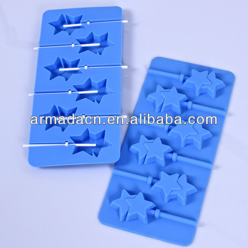 reusable and durable lollipop silicone cake pop molds