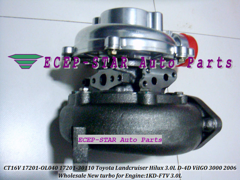 CT16V 17201-OL040 17201-0L040 Toyota Hilux 3.0LD ViIGO 3000 1KD-FTV turbo turbocharger (3)