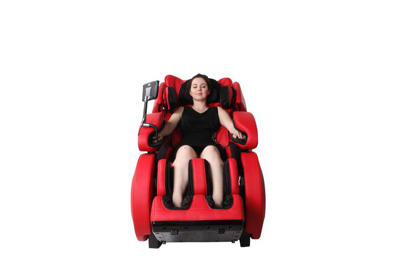 Zero gravity massage chair 3D equipped with hip swing and sole roller system