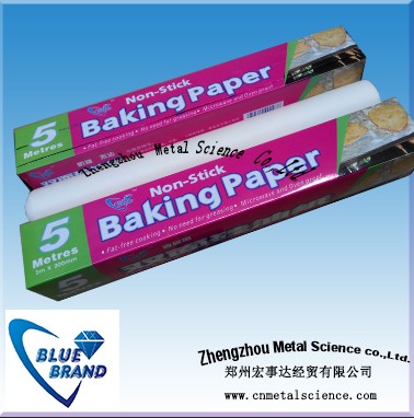 SGS&FDA certificated high temperature baking paper roll for food cooking