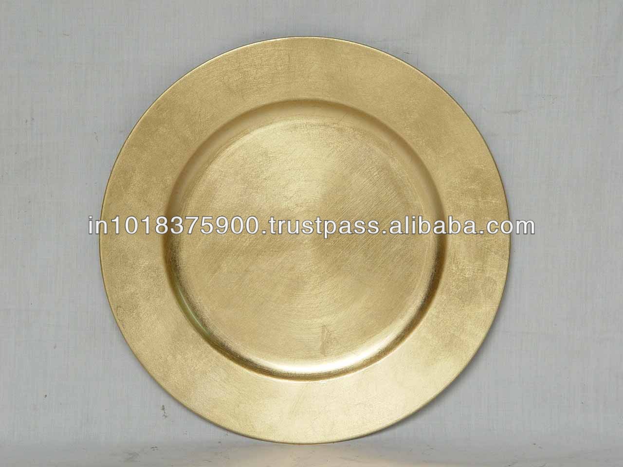 metal charger plate