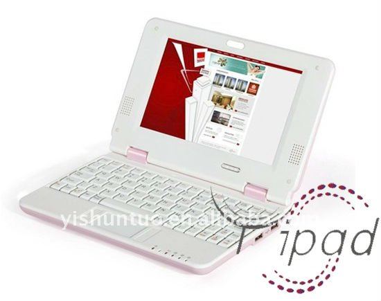 VIA 8505 7 inch cheapest mini laptop WinCE6.0 free shipping
