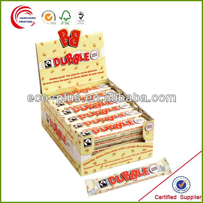 New Design With Good Quality Cardboard box for chocolate bar in Shanghai