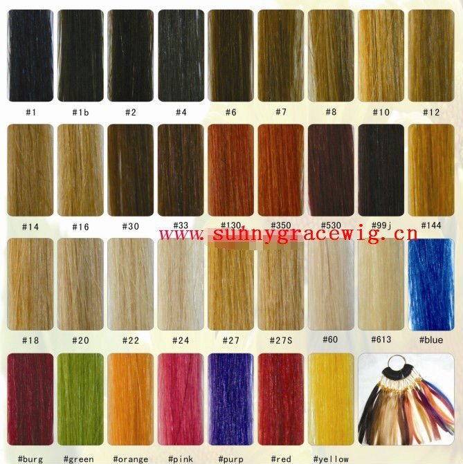 color chart 10. Hair Weight