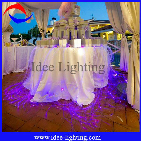 ledの光ファイバー白滝水晶結婚式ライトカーテン問屋・仕入れ・卸・卸売り