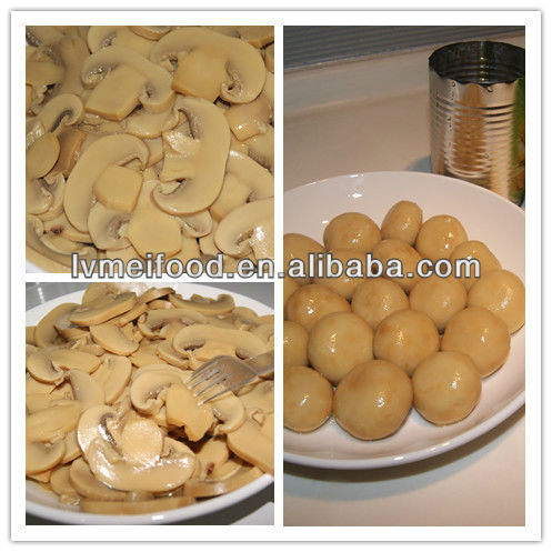 whole mushrooms in brine in Drum