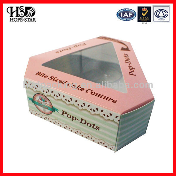 Cheap Custom Cake Pop Box/Cake Boxes For Wedding (HSD93017)