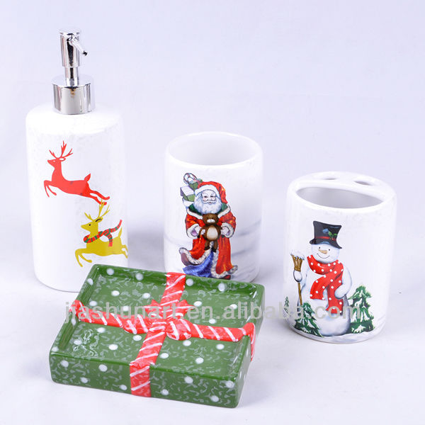 熱い販売のクリスマス2013バスルームセット問屋・仕入れ・卸・卸売り