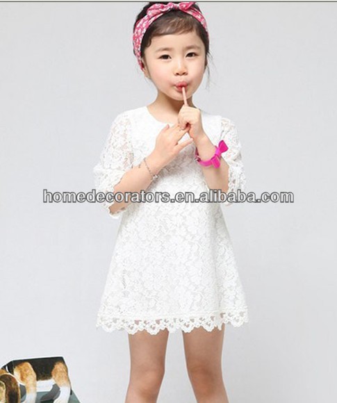 新しいファッション美しい赤い韓国の子供服女の子のレースのドレスプリンセスミニドレス子供の赤ちゃんの服仕入れ・メーカー・工場