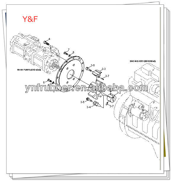 k3v180dt油圧ポンプ部品、 カワサキ用k3v180dt油圧ポンプ増分ショベル仕入れ・メーカー・工場