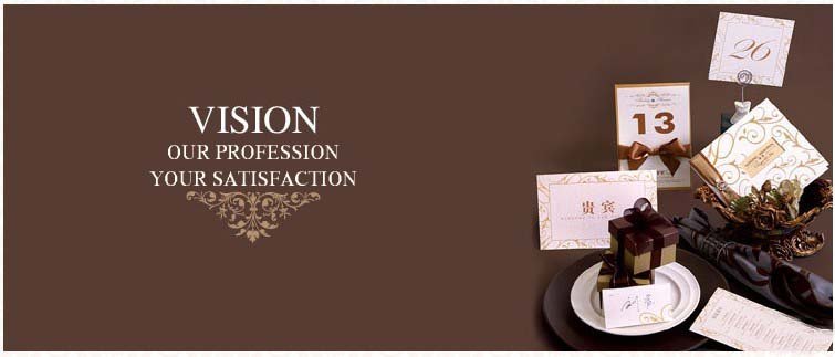 Wholesale Customize Invitation card Wedding invitation SJ02gold color 