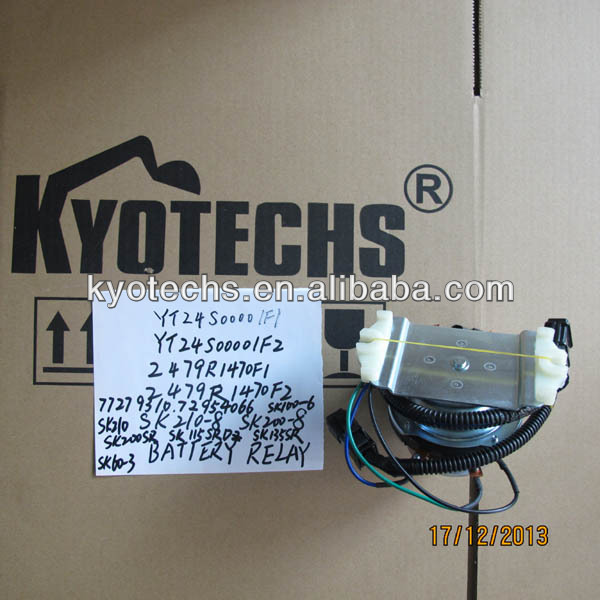 YT24S00001F1 YT24S00001F2 2479R1470F1 77279310 BATTERY RELAY SK210 SK200-8.JPG