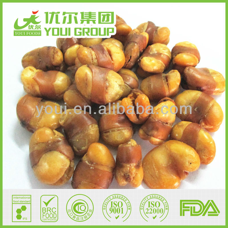 Soft,savory , crispy ,fried salted Broad Beans/ Fava Beans snacks