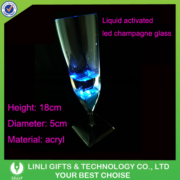 LED Flashing Light Up Champagne Cup