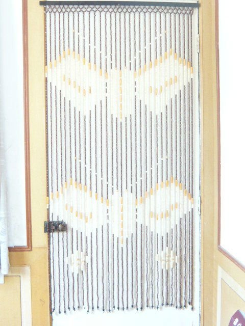Decorative Wooden Beaded Door Curtain