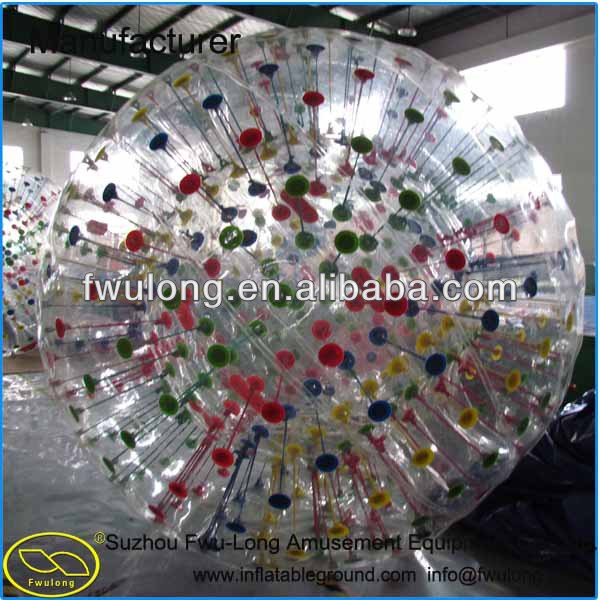 High quality newest PVC/TPU Inflatable Zorb Ball, inflatable touch ball,bubble football