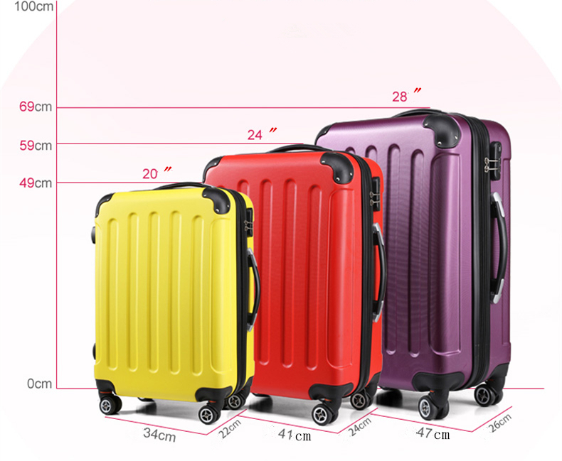 24 luggage size in cm