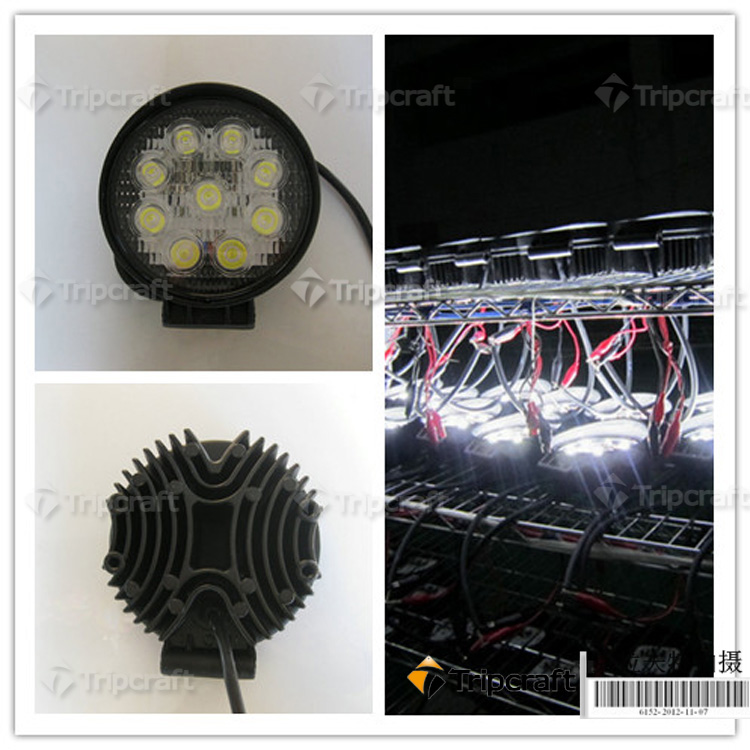 Best price 10-30V 27W LED WORK LIGHT,spot beam Truck LED Work Lights,Off Road Auto LED Work Lights for Car Headlights