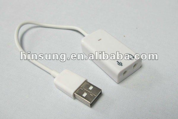 USB 2.0事実上の7.1は可聴周波サウンドカードのアダプターを運ぶ問屋・仕入れ・卸・卸売り