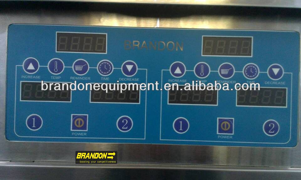 CE approved Upright deep fat electric fryer cumputer control french fries chiken