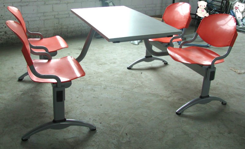 4人、学校BQ302-4の椅子が付いている酒保のテーブルのためのレストランのテーブルそして椅子問屋・仕入れ・卸・卸売り