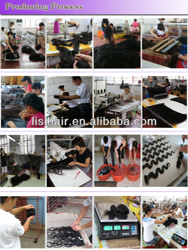 Factory Wholesale Unprocessed Hair/red wine hair weave