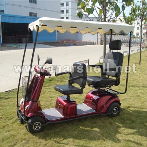 セリウム(中国)が付いている電気二重座席移動性のスクーターDL24800-4問屋・仕入れ・卸・卸売り
