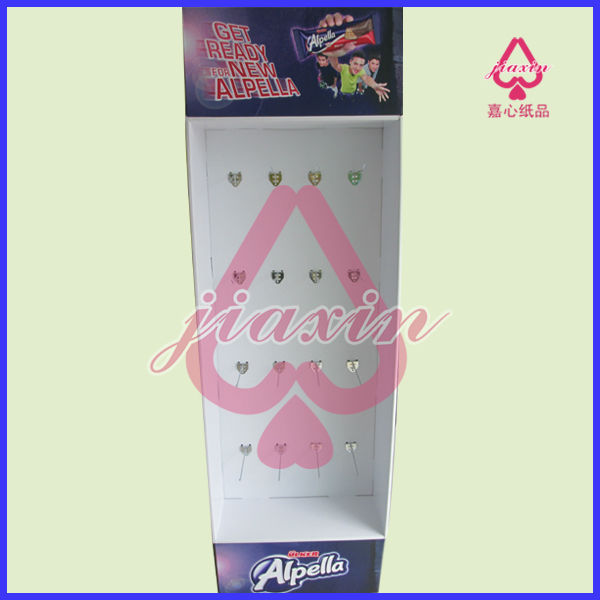 Peg Side Wing Displays with Customize Graphics for candy and chocolate bar