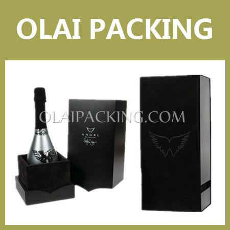 high end luxury paper wine box packaging for champagne