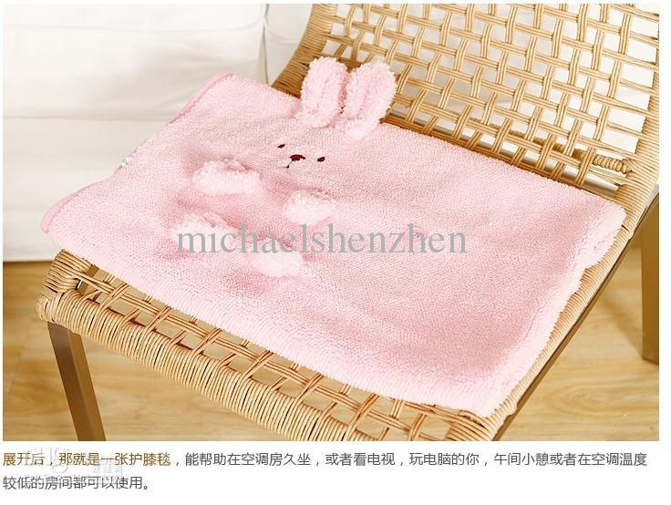 Baby Animal Blanket Boys Cartoon Blankets Baby Rabbit Quilts Boys Infant Blankets 90*60cm