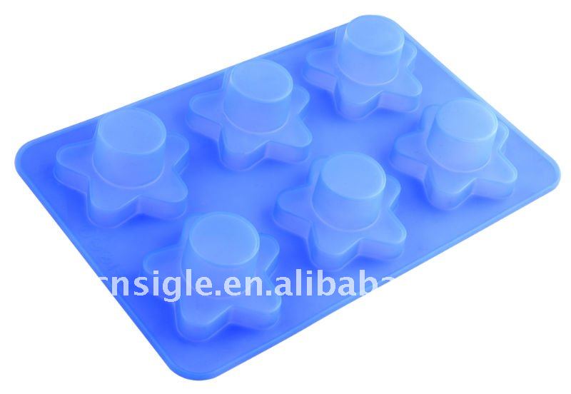 6 cups egg&rabbit shape muffin pan