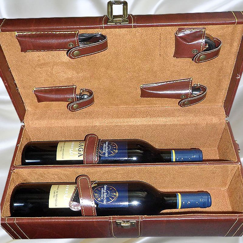 high-class red wine container