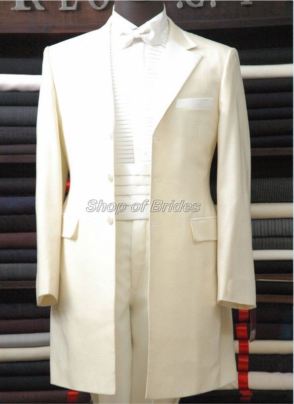 2011 Men complete designer wedding suit Bridegroom Groomwear Tuxedo tail 