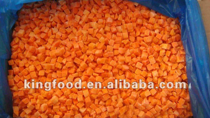 2012 fresh frozen carrot dice