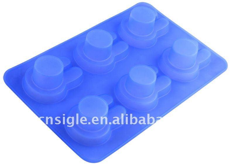 6 cups egg&rabbit shape muffin pan