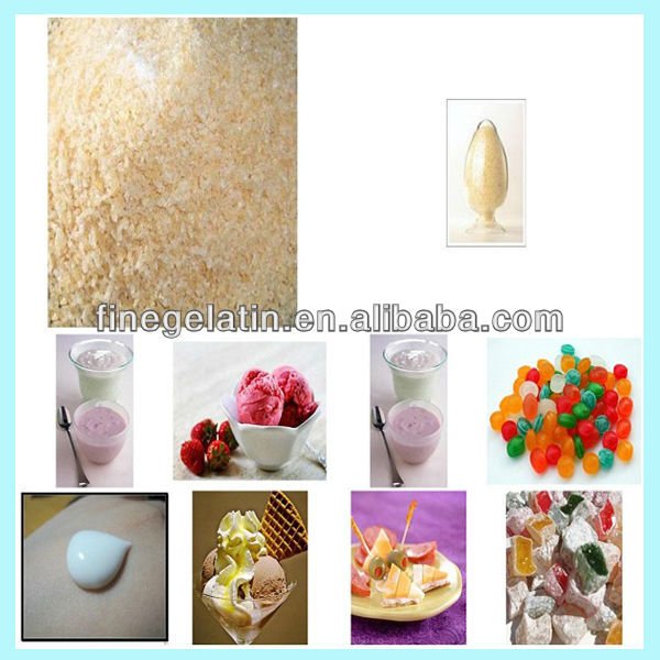 halal beef gelatin 220Bloom 40mesh for icecream/marshmallow,China