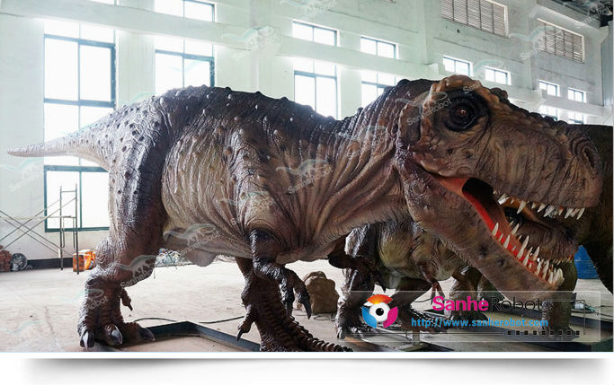 屋外の遊び場ロボットアニメーションの恐竜t-rex問屋・仕入れ・卸・卸売り